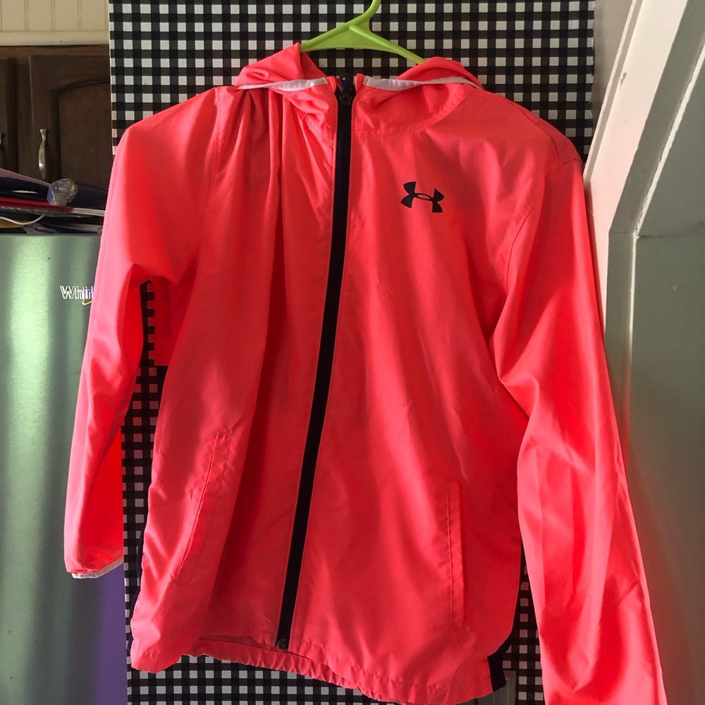 UA hot pink youth medium jacket